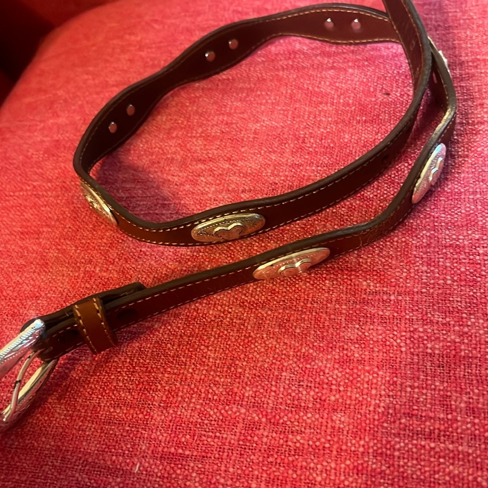 Silver Creek leather belt made in USA size 30 - Picture 1 of 3